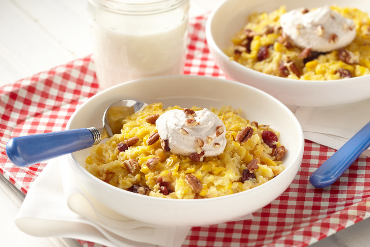Baked Cranberry Corn Pudding