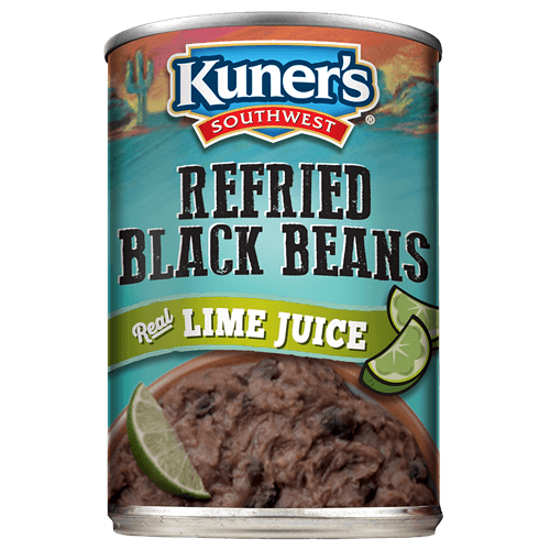 Kuner’s® Southwest Refried Black Beans with Lime Juice