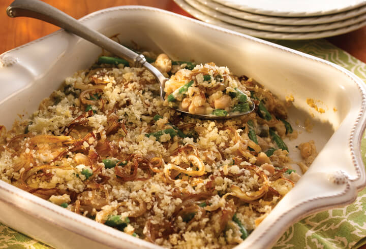 White and Green Bean Casserole