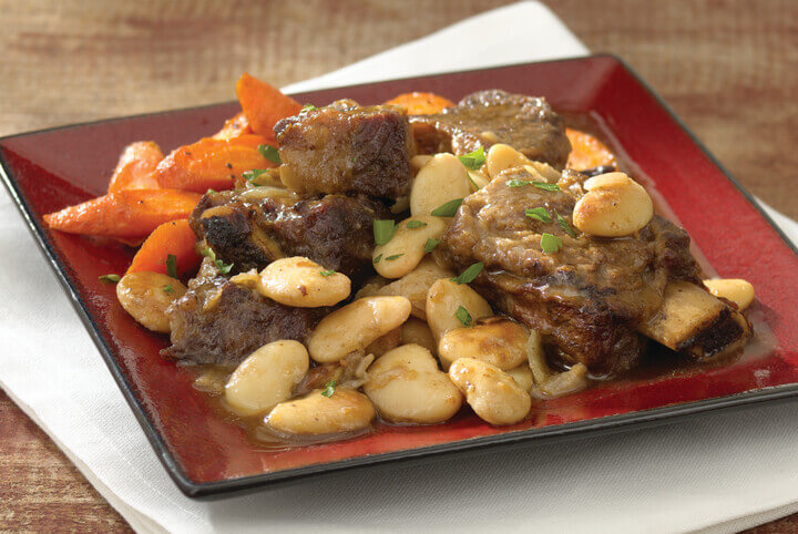 Slow Cooker Beef and Butter Beans