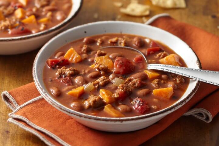 Sweet Potato and Chorizo Chili